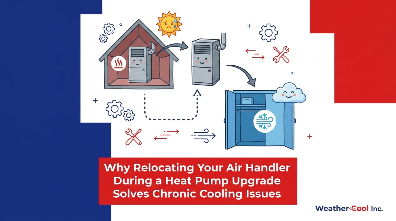Why Relocating Your Air Handler During a Heat Pump Upgrade Solves Chronic Cooling Issues — featured image