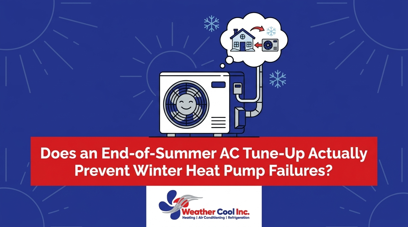 Blog 1 Does an End-of-Summer AC Tune-Up Actually Prevent Winter Heat Pump Failures? — featured image